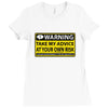 at your own risk Ladies Fitted T-Shirt