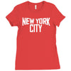 new york city ringer Ladies Fitted T-Shirt