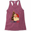 vintage santa christmas Racerback Tank