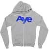 vote aye for scotland scottish yes independence Zipper Hoodie