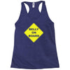 belly on board beer Racerback Tank