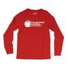 please stop talking it's too early coffee Long Sleeve Shirts
