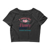 A January Girl Like A Flowers Crop Top