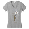 moment of thought Women's V-Neck T-Shirt
