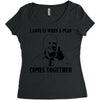 i love it when a plan comes together Women's Triblend Scoop T-shirt