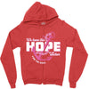 we have this hope breast cancer awareness Zipper Hoodie