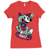 foxes Ladies Fitted T-Shirt