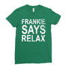 Frankie Says Relax Ladies Fitted T-Shirt