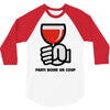 party a drink 3/4 Sleeve Shirt