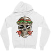 burger skull Zipper Hoodie