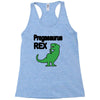 pregasaurus rex Racerback Tank
