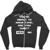 hacking time Zipper Hoodie
