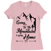 Going To The Mountains Is Going Home Ladies Fitted T-Shirt