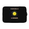 everyone is a winner Laptop sleeve