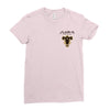 black clover pocket Ladies Fitted T-Shirt