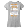 Super Cool Nana Of A Freaking Awesome Granddaughter Women's V-Neck T-Shirt