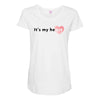 its my Heart Maternity Scoop Neck T-shirt
