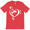 music heart rock baseball T-Shirt