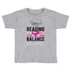 Reading Yoga Wine Balance Toddler T-shirt