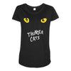 thunder cats the musical Maternity Scoop Neck T-shirt