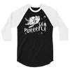 sea turtle cat 3/4 Sleeve Shirt