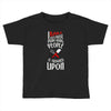 i bake because punching people is frowned upon Toddler T-shirt