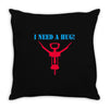 i need a hug Throw Pillow