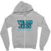 team jess Zipper Hoodie