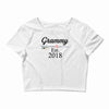 Grammy  est.2018 Crop Top