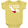 californian boxer lover Baby Bodysuit