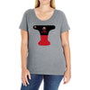 pool black red Ladies Curvy T-Shirt