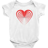 love red Baby Bodysuit