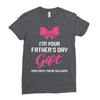 I'm Your Father's Day Gift Mom Says You're Welcome Baby Girl Ladies Fitted T-Shirt