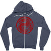 chinese new year dragon Zipper Hoodie