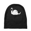apatosaurus white Baby Beanies