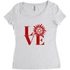 Supernatural Love Women's Triblend Scoop T-shirt