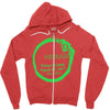 aurora total eclipse Zipper Hoodie
