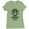 sorry this guy is already taken by a super sexy  march girl Ladies Fitted T-Shirt
