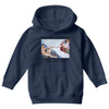 Michelangelo Creation of Adam Youth Hoodie