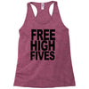 free high fives t shirt x large funny humor geek awesome highfive cool Racerback Tank