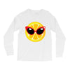 Lemon with Disco Glasses Long Sleeve Shirts