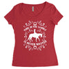 time in the saddle is never wasted Women's Triblend Scoop T-shirt