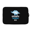 grumpa saurus rex Laptop sleeve