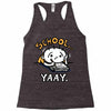 school...yaay! Racerback Tank