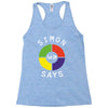 simon says funny Racerback Tank