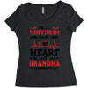 There's This Boy Who Stole My Heart He Calls Me Grandma Women's Triblend Scoop T-shirt
