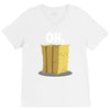oh hay oh hey girl boy funny pun V-Neck Tee