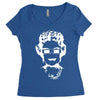 queen bee elizabeth 3d glasses Women's Triblend Scoop T-shirt