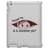 December Peeking Out Baby Girl iPad 3 and 4 Case