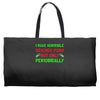 imake horrible since puns but only periodicaly Weekender Totes